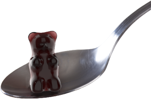 Ohh.. G bear in spoon